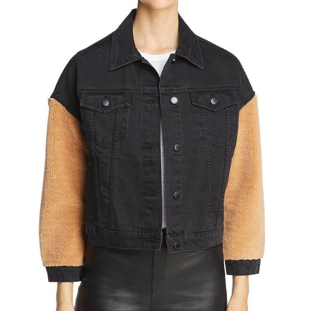 Velvet Heart S Black Fall Denim Jacket NWT CN22